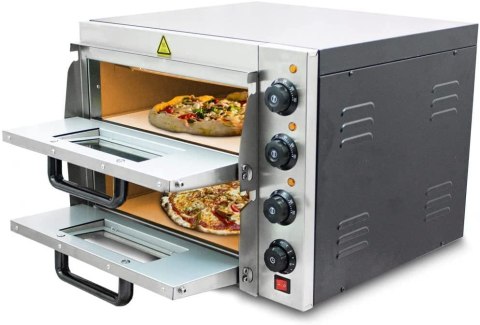 Profesjonalny podwójny piec do pizzy 3000W