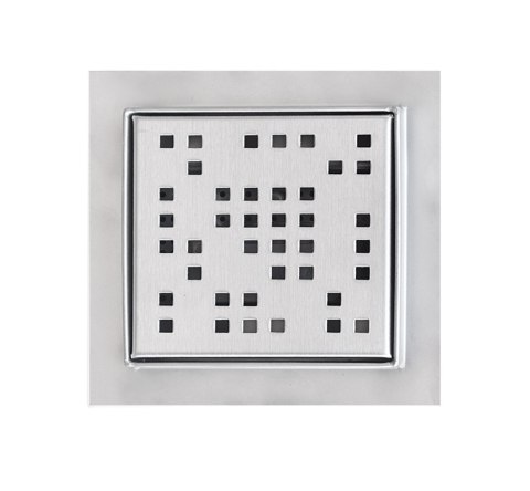 ODPŁYW KWADRATOWY PIXEL STAL NIERDZEWNA ŚCIEK PRYSZNICOWY BRODZIK 12X12 ODPŁYW KWADRATOWY PIXEL STAL NIERDZEWNA ŚCIEK PRYSZNICOWY BRODZIK 12X12