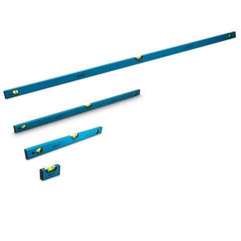 Poziomice magnetyczne 10 / 60 / 120 / 180cm zestaw Poziomice magnetyczne 10 / 60 / 120 / 180cm zestaw