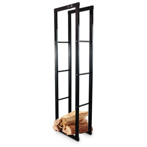 Stojak organizer kosz designerski na drewno kominkowe opałowe 40x25x150cm