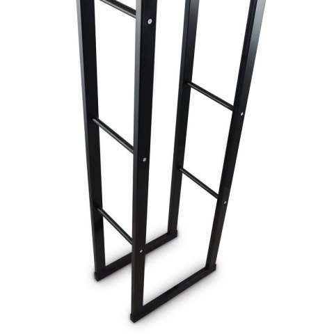 Stojak organizer kosz designerski na drewno kominkowe opałowe 40x25x150cm