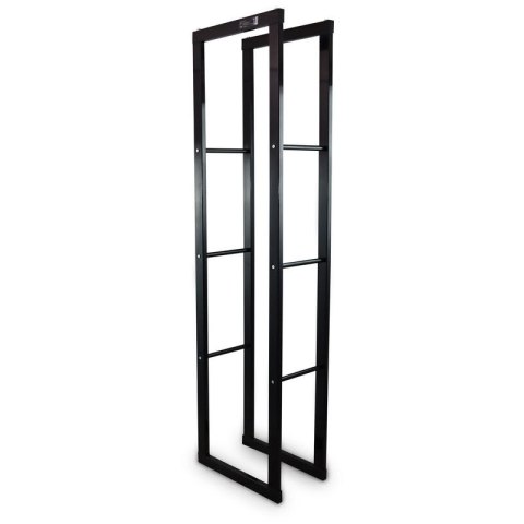 Stojak organizer kosz designerski na drewno kominkowe opałowe 40x25x150cm