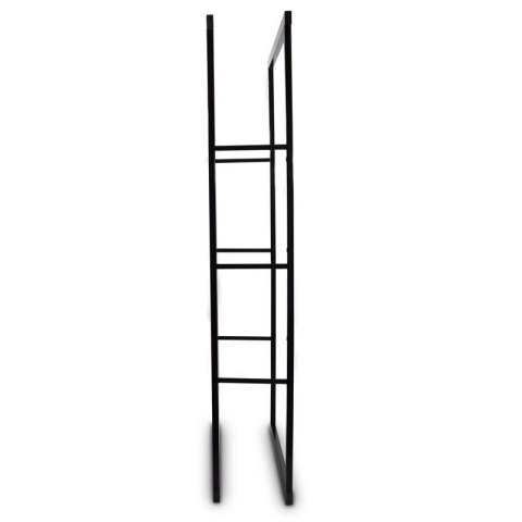 Stojak organizer kosz designerski na drewno kominkowe opałowe 60x25x150cm