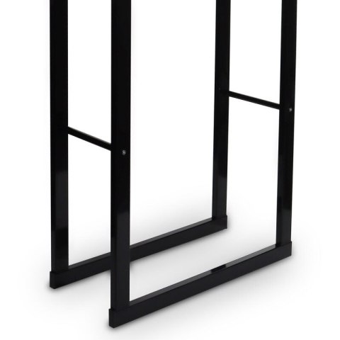 Stojak organizer kosz designerski na drewno kominkowe opałowe 60x25x150cm