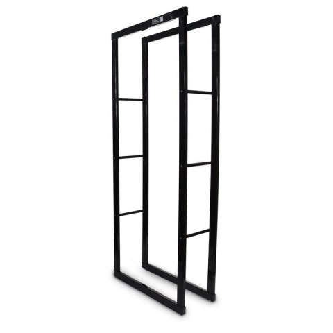 Stojak organizer kosz designerski na drewno kominkowe opałowe 60x25x150cm