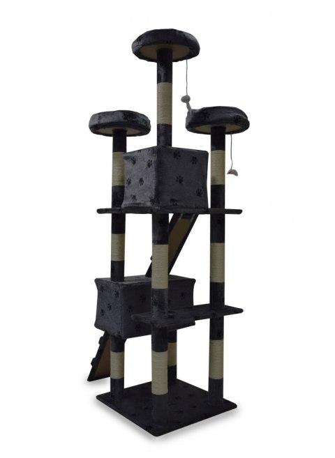 DRAPAK DLA KOTA 170CM CIEMNOSZARY W ŁAPKI DOMEK DRZEWKO LEGOWISKO DRAPAK DLA KOTA 170CM CIEMNOSZARY W ŁAPKI DOMEK DRZEWKO LEGOWISKO