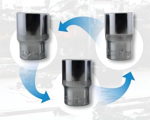 Klucz planetarny 680Nm 1/2" 1:16 nasadki 17/19/21mm