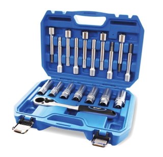 Klucze do montażu demontażu amortyzatorów 1/2" 18 elementów