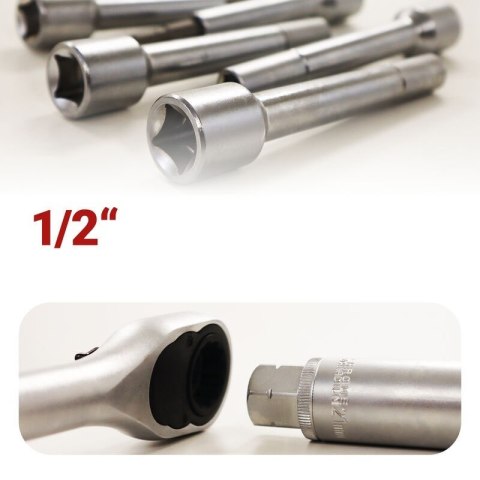 Klucze do montażu demontażu amortyzatorów 1/2" 18 elementów