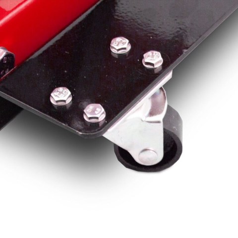 Mobilny podnośnik motocyklowy nożycowy do 500kg czerwony