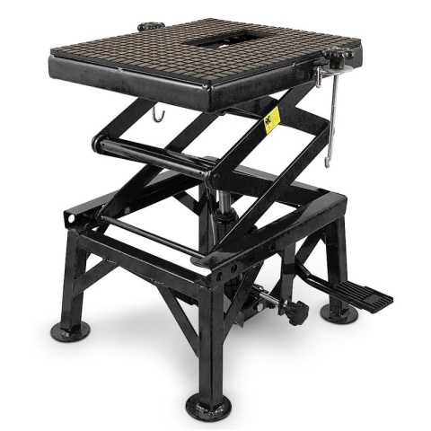 Podnośnik HYDRAULICZNY Nożycowy 135 KG do motocykla motoru czarny