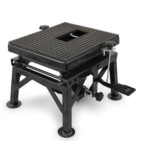 Podnośnik HYDRAULICZNY Nożycowy 135 KG do motocykla motoru czarny