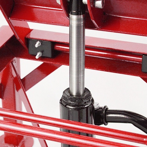 Podnośnik HYDRAULICZNY Nożycowy 135 KG do motocykla motoru czerwony