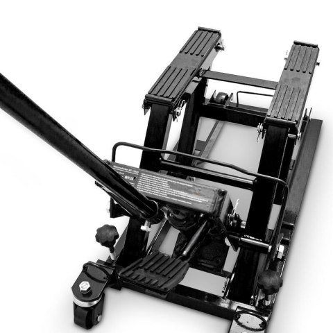 Podnośnik motocyklowy podnośnik hydrauliczny platforma 680kg czarny