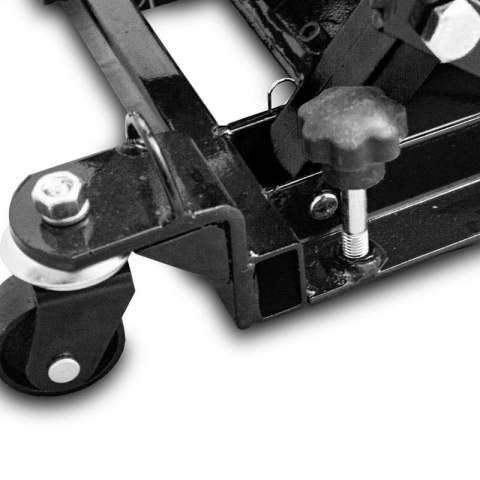 Podnośnik motocyklowy podnośnik hydrauliczny platforma 680kg czarny