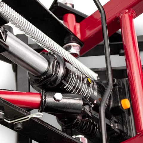 Podnośnik motocyklowy podnośnik hydrauliczny platforma 680kg czerwony