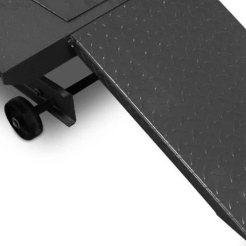 Podnośnik nożycowy hydrauliczny platforma serwisowa do motocykli 460kg czarny