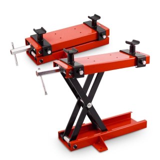 Podnośnik platformowy nożycowy do motocykla 500kg czerwony