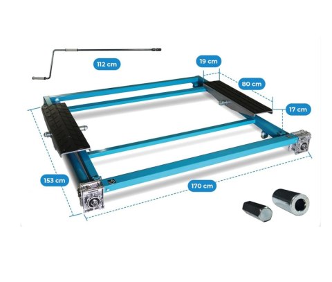 Podnośnik warsztatowy uchylny mobilny do 3000kg