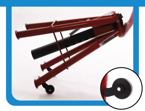 Podpora Kobyłka Podstawka Warsztatowa do 12T 74-122cm Czerwona