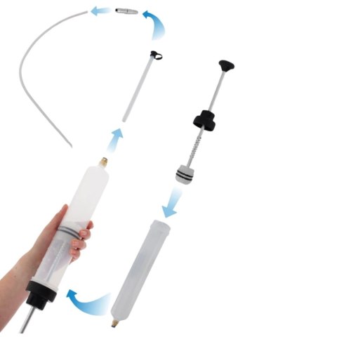 Pompka ręczna do napełniania i odsysania oleju 500ml