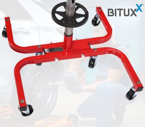 Stalowy stojak na 4 koła opony do 150kg 245mm Czerwony