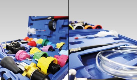 Tester szczelności układu chłodzenia chłodnicy 34 elementy