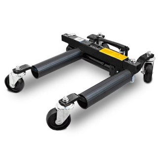 Wózek rolka pod koła z podnośnikiem hydraulicznym 680kg 2 szt. czarny