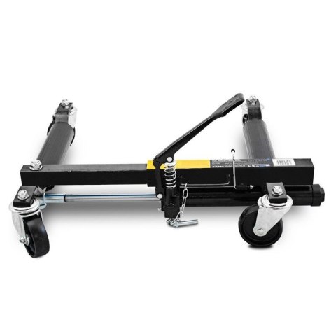 Wózek rolka pod koła z podnośnikiem hydraulicznym 680kg 2 szt. czarny
