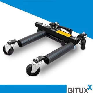 Wózek rolka pod koła z podnośnikiem hydraulicznym 680kg 1 szt. czarny