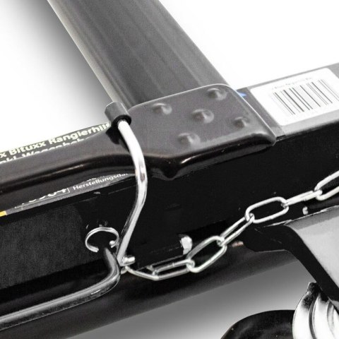 Wózek rolka pod koła z podnośnikiem hydraulicznym 680kg 1 szt. czarny