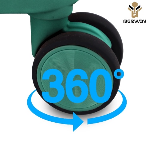 Zestaw Walizek BERWIN ABS Morska Bryza 4szt – XL L M + Kuferek