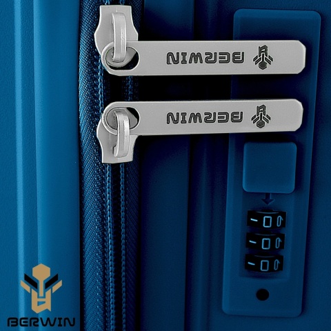 Zestaw Walizek BERWIN ABS Morska Zieleń 4szt – XL L M Kuferek