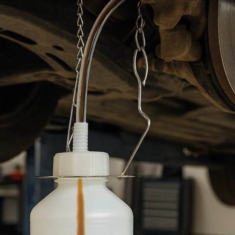 Zestaw do odpowietrzania hamulców 3L + zbiornik 1L + 4 adaptery