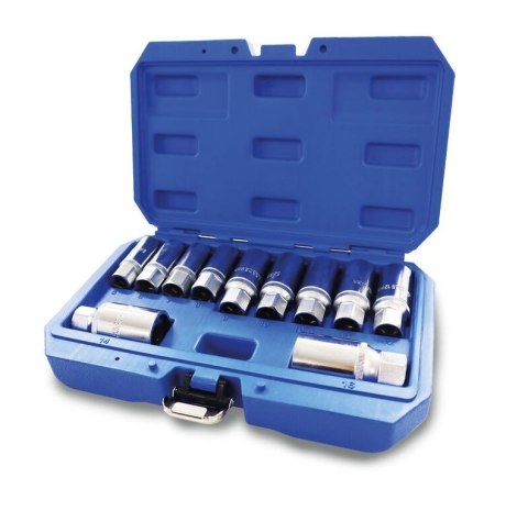 Zestaw wykrętaków do szpilek i śrub 9-16mm 1/2" 11 elementów