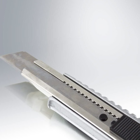 100szt. Nożyk Do Tapet 18mm Aluminiowy Łamane Ostrze