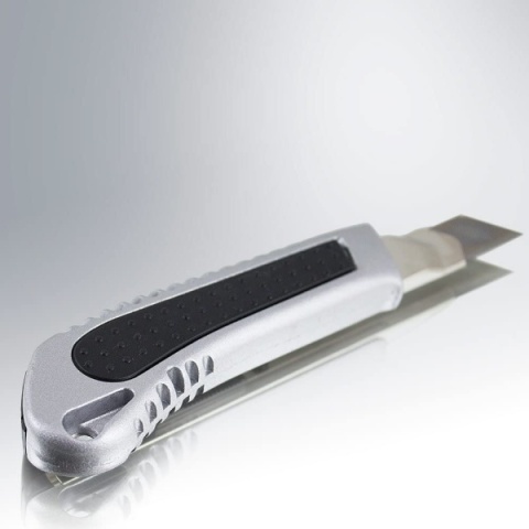 50szt. Nożyk Do Tapet 18mm Aluminiowy Łamane Ostrze