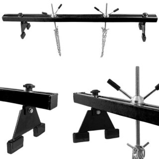 Belka mostek do podwieszania silnika skrzyni biegów do 500 kg czarna