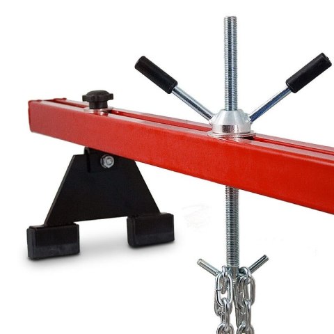 Belka mostek do podwieszania silnika skrzyni biegów do 500 kg czerwona