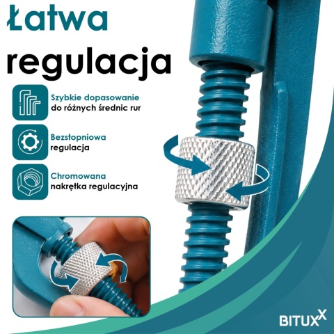 Klucz nastawny szwedzki do rur 1" 90° żaba