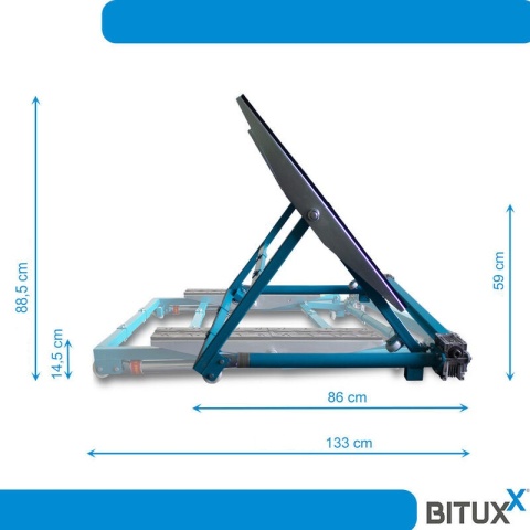 Podnośnik warsztatowy uchylny mobilny do 2000kg