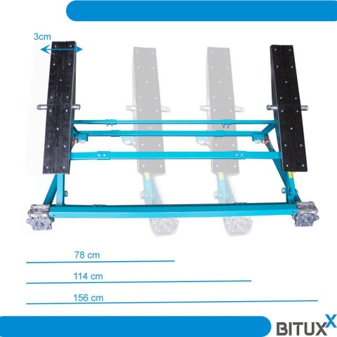 Podnośnik warsztatowy uchylny mobilny do 2000kg