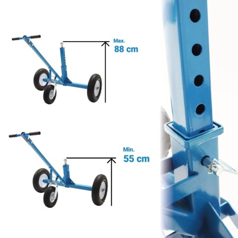 Pomoc manewrowa do przyczepki z kołem podporowym do 453kg zaczep kulowy 50mm