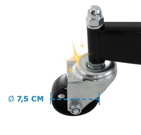 Hydrauliczny podnośnik do skrzyń biegów mobilny do 500kg czerwony