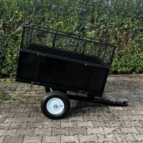 Przyczepka wywrotka do traktorka ogrodowego quada 300kg 114x76cm