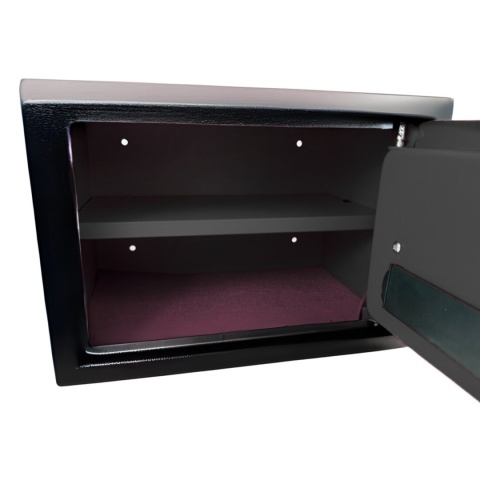 Sejf biurowy domowy czarny na kod szyfrowy