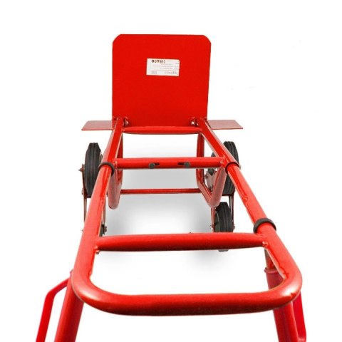 Wózek schodowy transportowy 200 kg 6 kół gumowych regulowany uchwyt