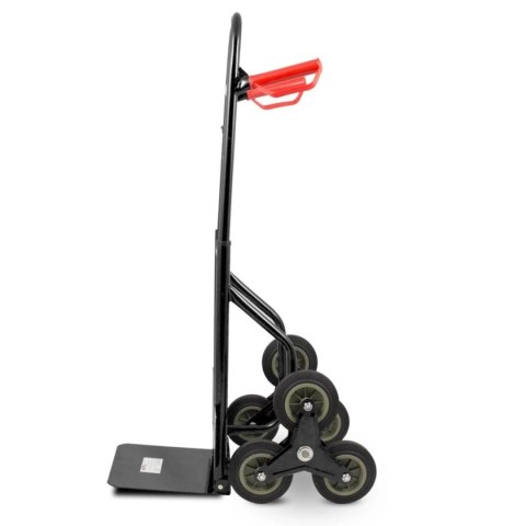 Wózek schodowy transportowy 200 kg 6 kół gumowych regulowany uchwyt