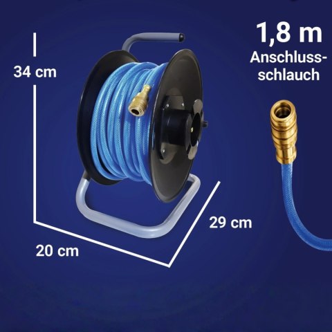 Zwijacz Wąż Pneumatyczny 20m Bęben 15bar 1/4" Kompresor