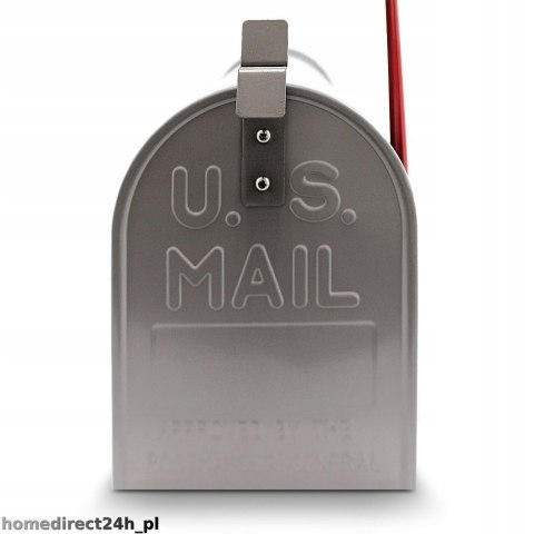 SKRZYNKA AMERYKAŃSKA POCZTOWA USA MAIL SREBRNA SKRZYNKA AMERYKAŃSKA POCZTOWA USA MAIL SREBRNA